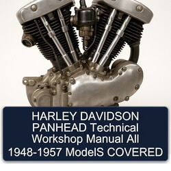 1957 Harley Davidson Model EL Panhead All 1948- Models Covered Service Repair Workshop Manual PDF