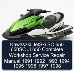 1991-1998 Kawasaki Jetski SC 650 650SC JL650 Service Repair Workshop Manual PDF