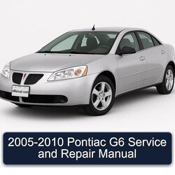 2005-2010 Pontiac G6 Service Repair Workshop Manual PDF
