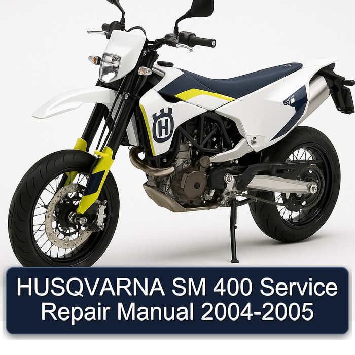 2004-2005 Husqvarna SM Models 400 Service Repair Workshop Manual PDF