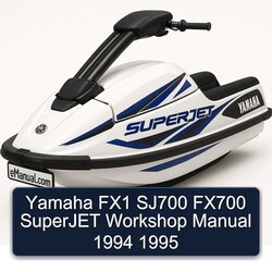 1994-1995 Yamaha FX1 SJ700 FX700 Superjet Service Repair Workshop Manual PDF