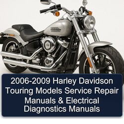 2006-2009 Harley Davidson Touring Models Electrical Diagnostics Service Repair Workshop Manual PDF
