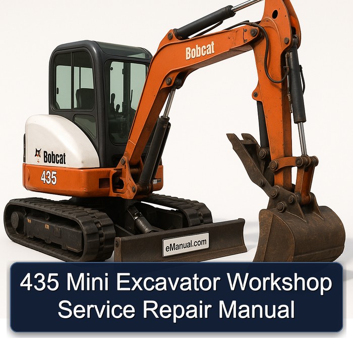 435 Mini Excavator Service Repair Workshop Manual PDF