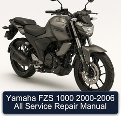 2000-2006 Yamaha FZS Models 1000 - All Service Repair Workshop Manual PDF