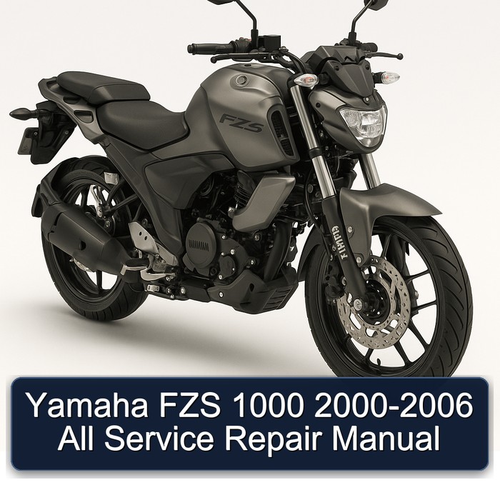 2000-2006 Yamaha FZS Models 1000 - All Service Repair Workshop Manual PDF