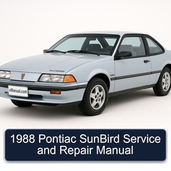 1988 Pontiac Sunbird Service Repair Workshop Manual PDF