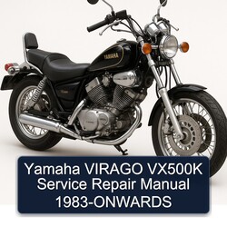 1983 Yamaha Virago VX500K -onwards Service Repair Workshop Manual PDF