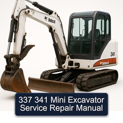 337 341 Mini Excavator Service Repair Workshop Manual PDF