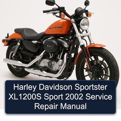 2002 Harley Davidson Sportster XL1200S Sport Service Repair Workshop Manual PDF