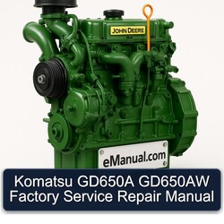 John Deere K Series Komatsu GD650A GD650AW Service Repair Workshop Manual PDF