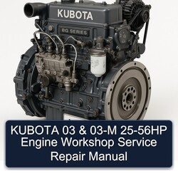 Kubota 03 03-M 25-56HP Engine Service Repair Workshop Manual PDF