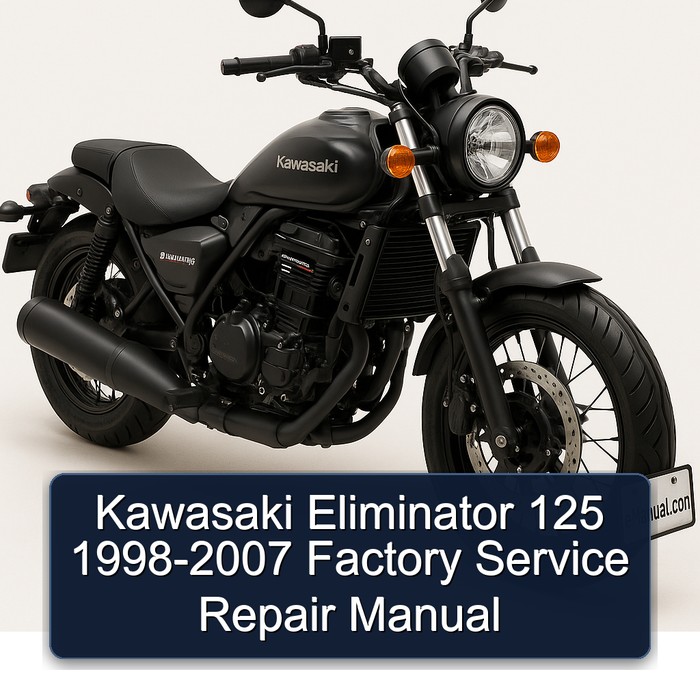1998-2007 Kawasaki Eliminator Service Repair Workshop Manual PDF