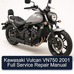 2001 Kawasaki Vulcan VN750 Service Repair Workshop Manual PDF