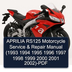 1993-2002 Aprilia RS Models RS125 Motorcycle Service Repair Workshop Manual PDF