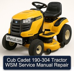 Cub Cadet 190-304 Tractor WSM Service Repair Workshop Manual PDF
