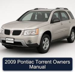 2009 Pontiac Torrent Owners Owner's Manual PDF