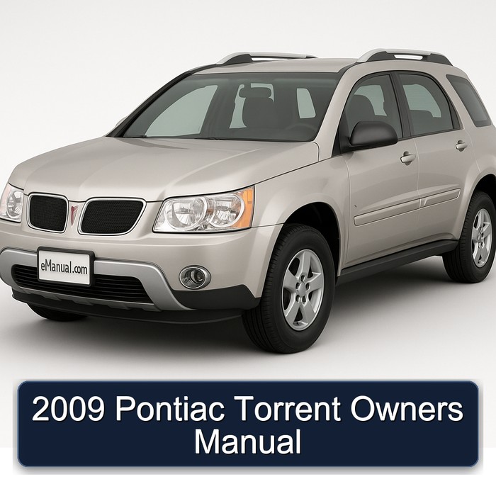 2009 Pontiac Torrent Owners Owner's Manual PDF