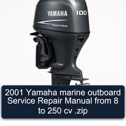2001 Yamaha Marine Outboard From 8 250 Cv .zip Service Repair Workshop Manual PDF