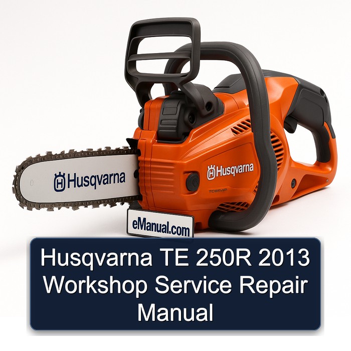 2013 Husqvarna TE Models 250R Service Repair Workshop Manual PDF