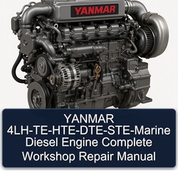 Isuzu Marine Yanmar 4lh-te-hte-dte-ste- Diesel Engine Service Repair Workshop Manual PDF