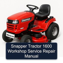 Snapper Tractor 1600 Service Repair Workshop Manual PDF