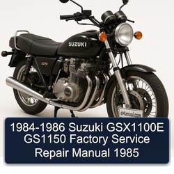1984-1986 Suzuki GSX Series GSX1100E GS1150 Service Repair Workshop Manual PDF
