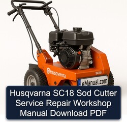 Husqvarna SC18 Sod Cutter Service Repair Workshop Manual PDF