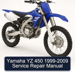 1999-2009 Yamaha YZ Models 450 Service Repair Workshop Manual PDF