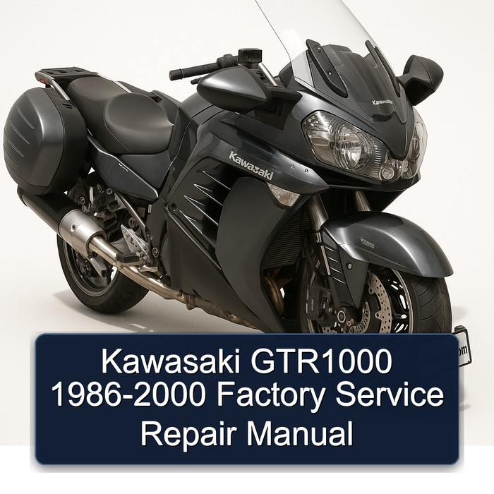 1986-2000 Kawasaki GTR Series GTR1000 Service Repair Workshop Manual PDF