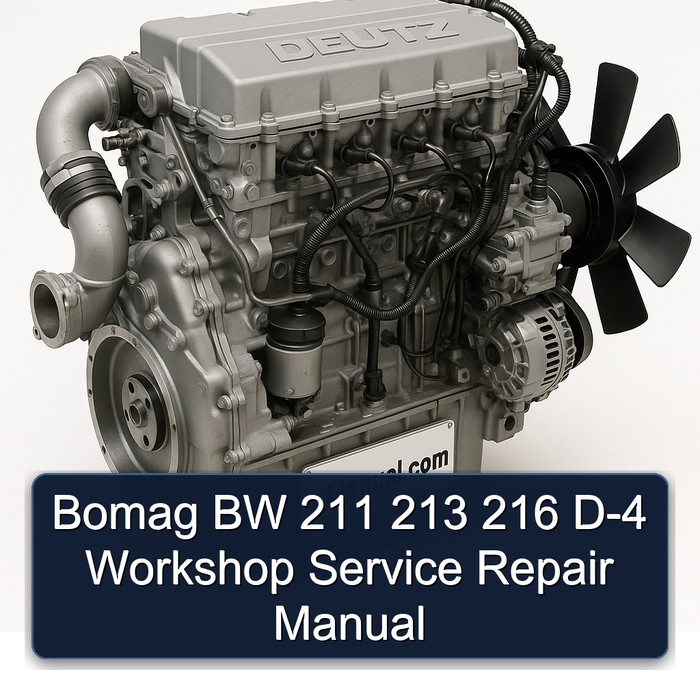 Deutz 2012 Bomag BW 211 213 216 D-4 Service Repair Workshop Manual PDF