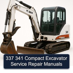 337 341 Compact Excavator Service Repair Workshop Manual PDF