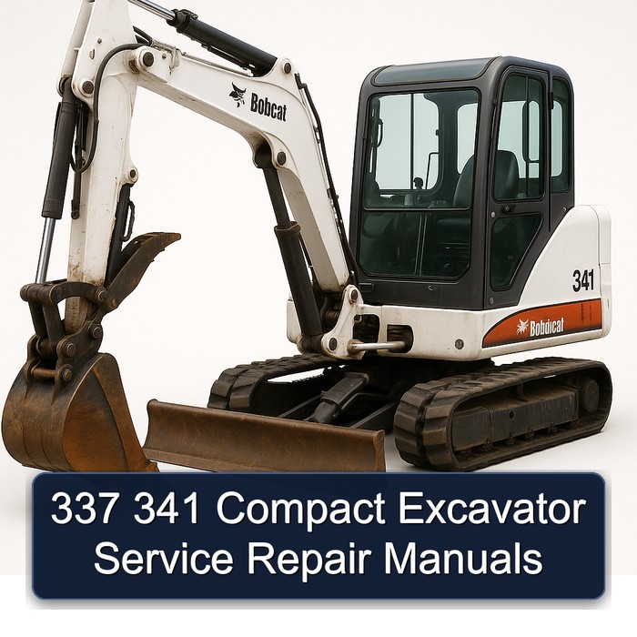 337 341 Compact Excavator Service Repair Workshop Manual PDF