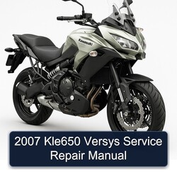 2007 Kawasaki Versys KLE650 Service Repair Workshop Manual PDF