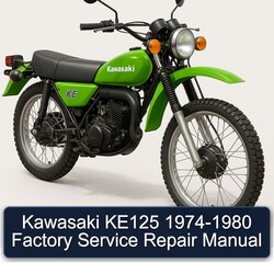 1974-1980 Kawasaki KE Models KE125 Service Repair Workshop Manual PDF