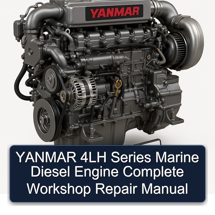Yanmar 4LH Series Marine Diesel Engine Service Repair Workshop Manual PDF