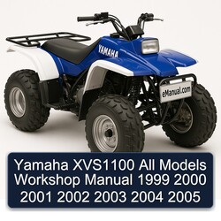 1999-2005 Yamaha AT Models XVS1100 All Service Repair Workshop Manual PDF