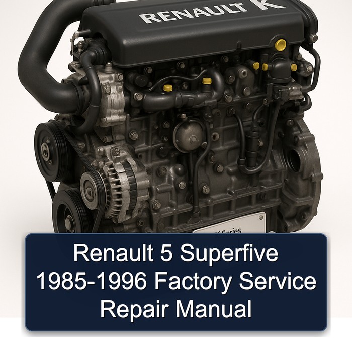 1985-1996 Renault K Series 5 Superfive Service Repair Workshop Manual PDF