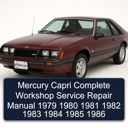 1979-1986 Mercury Capri Service Repair Workshop Manual PDF