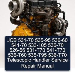 JCB 531-70 535-95 536-60 541-70 533-105 536-70 526-56 531-T70 541-T70 536-T60 535-T95 536-T70 Telescopic Handler Service Repair Workshop Manual PDF
