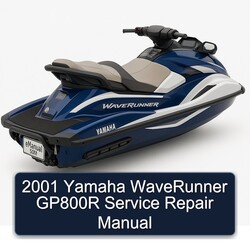 2001 Yamaha Waverunner GP800R Service Repair Workshop Manual PDF