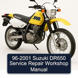 2001 Suzuki DR Series 96- DR650 Service Repair Workshop Manual PDF