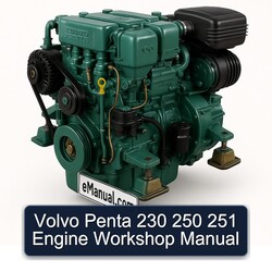 Volvo Penta 230 250 251 Engine Service Repair Workshop Manual PDF