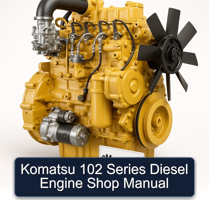 Komatsu 102 Series Diesel Engine Shop Service Repair Workshop Manual PDF