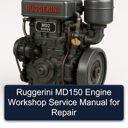Ruggerini MD2 Series MD150 Engine Service Repair Workshop Manual PDF