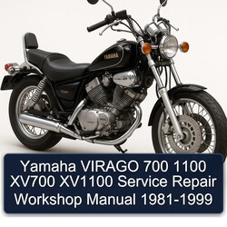 1981-1999 Yamaha Virago 700 1100 XV700 XV1100 Service Repair Workshop Manual PDF