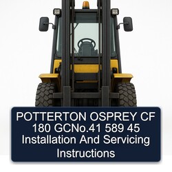 Potterton Osprey CF 180 Gcno.41 589 45 Installation Servicing Service Repair Workshop Manual PDF