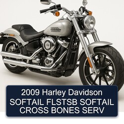 2009 Harley Davidson Softail Flstsb Cross Bones Serv Service Repair Workshop Manual PDF
