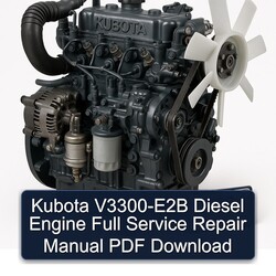 Kubota V3300-E2B Diesel Engine Service Repair Workshop Manual PDF