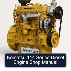 Komatsu 114 Series Diesel Engine Shop Service Repair Workshop Manual PDF