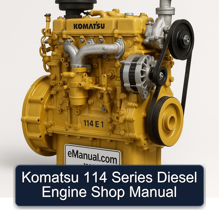 Komatsu 114 Series Diesel Engine Shop Service Repair Workshop Manual PDF